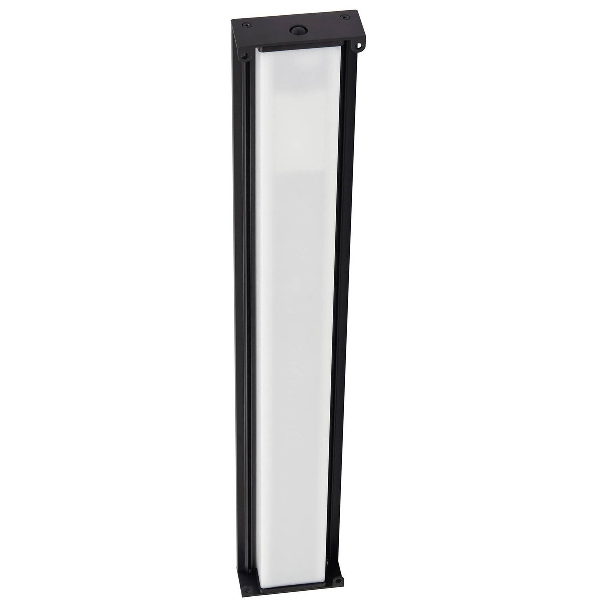 Lampe solaire en aluminiumLED, Laarni noir, blanc, LINDBY