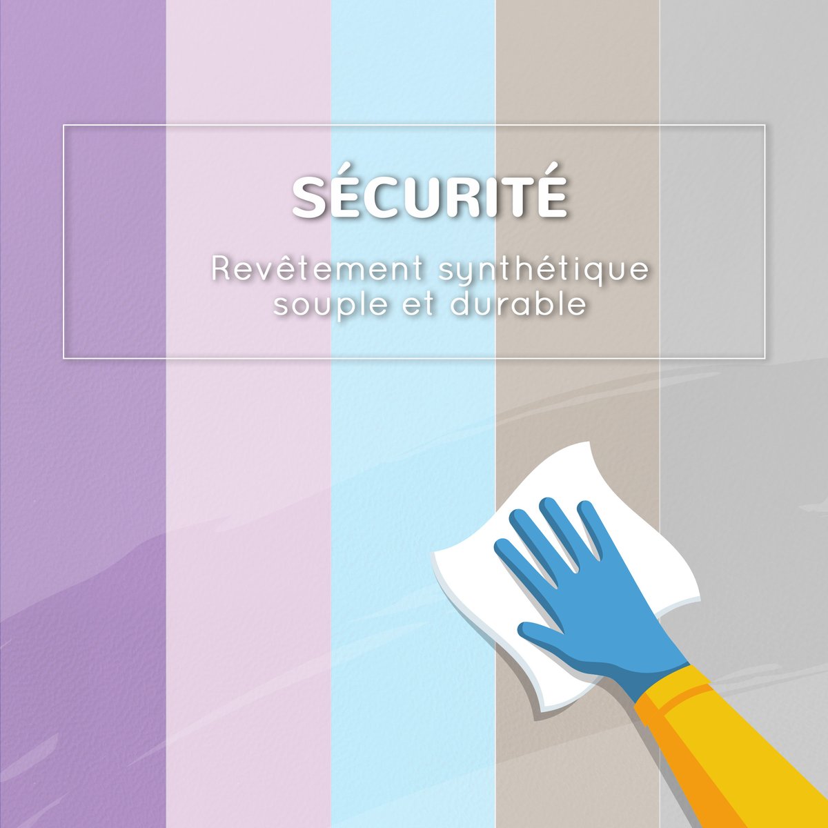Ensemble de jeux mous pour enfants Revêtement rose, HOMCOM