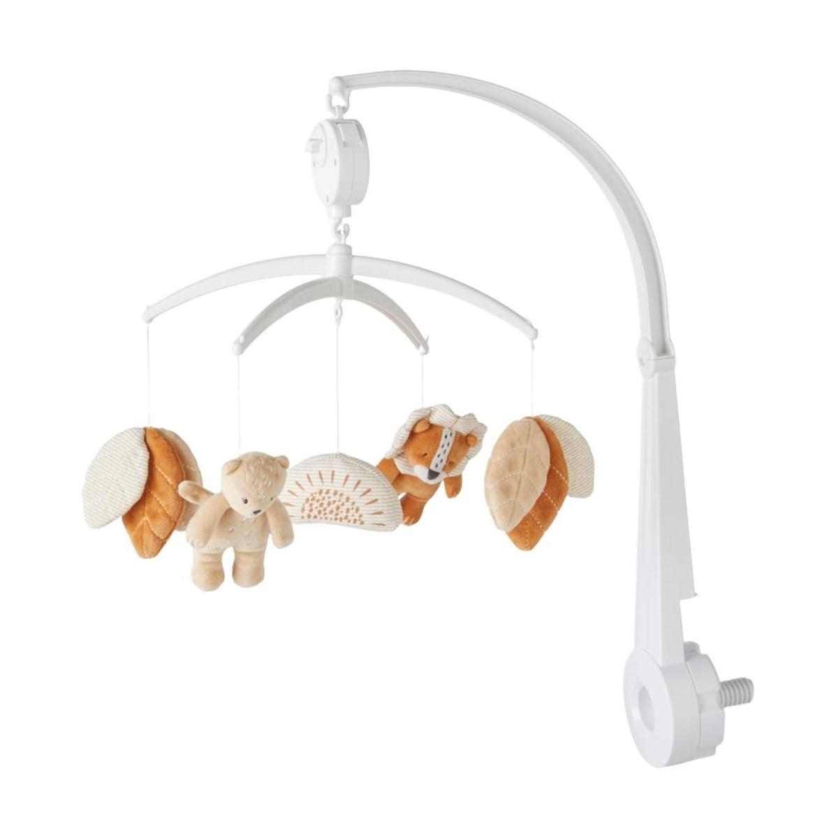 Mobile musical beige, marron, blanc, NOUKIE'S