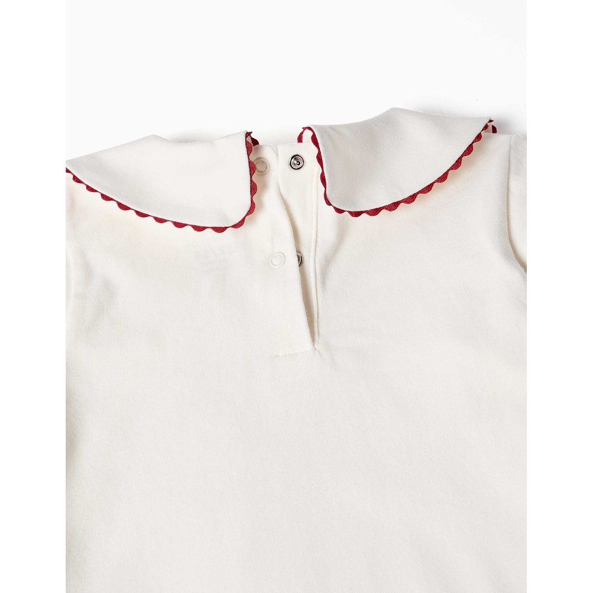 T-shirt à manches longues + robe salopette à carreaux B&S gris clair, ZIPPY