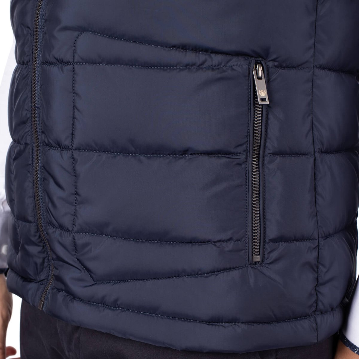 Doudoune sans manches navy, SHILTON