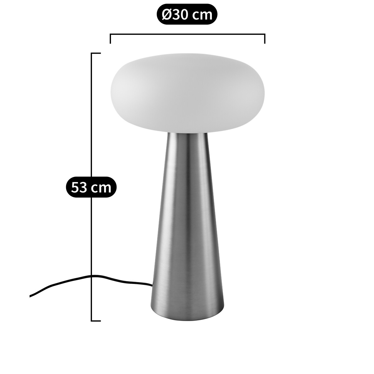 Lampada opalina, Fede champagne, AM.PM