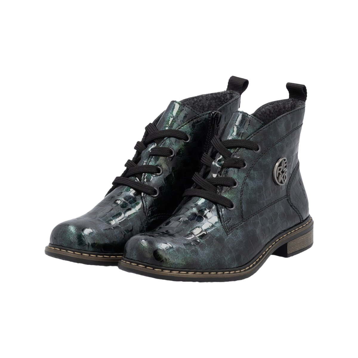 Bottine à Lacets multicolor, RIEKER