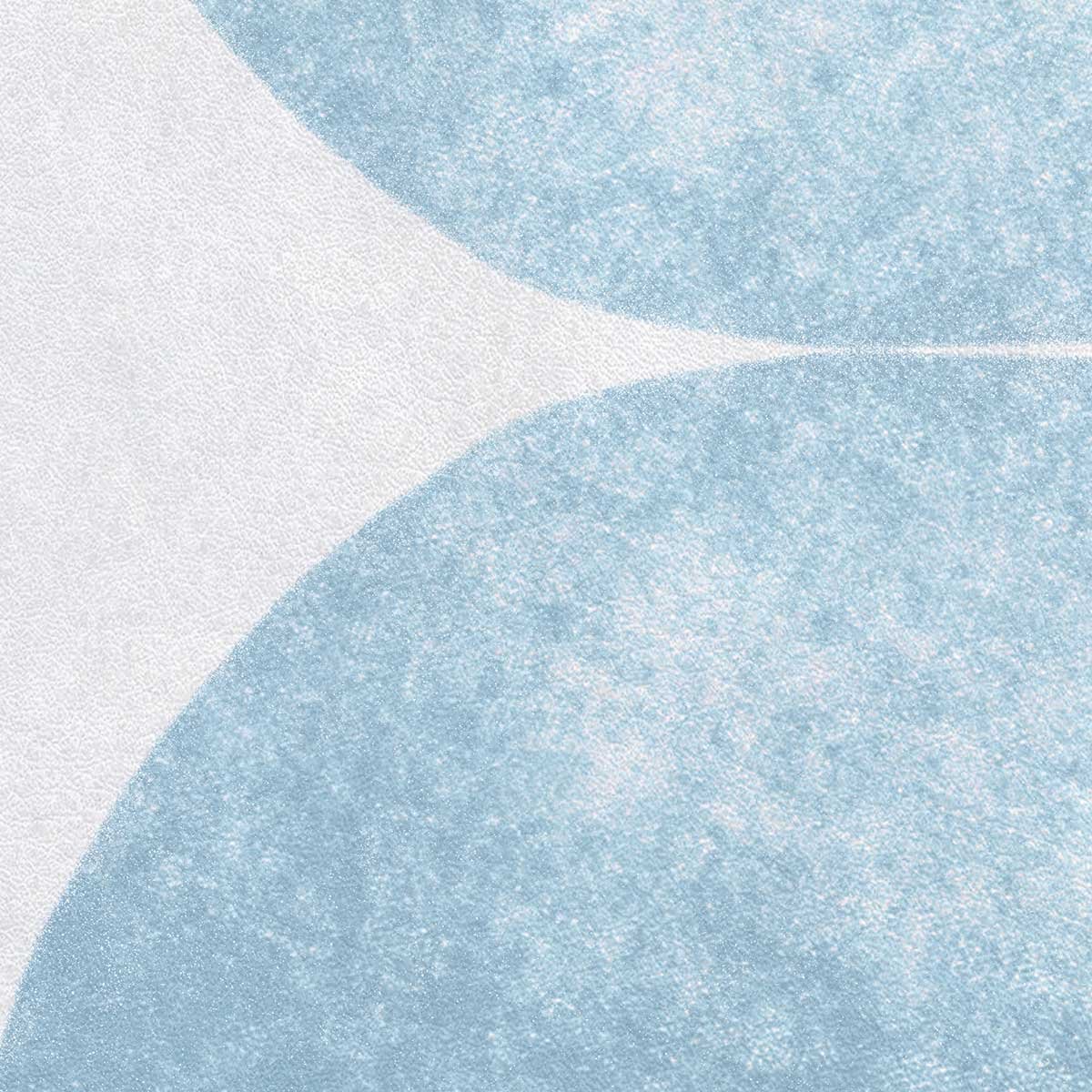 Papier peint panoramique Sphères Horizon Azur bleu, HEXOA