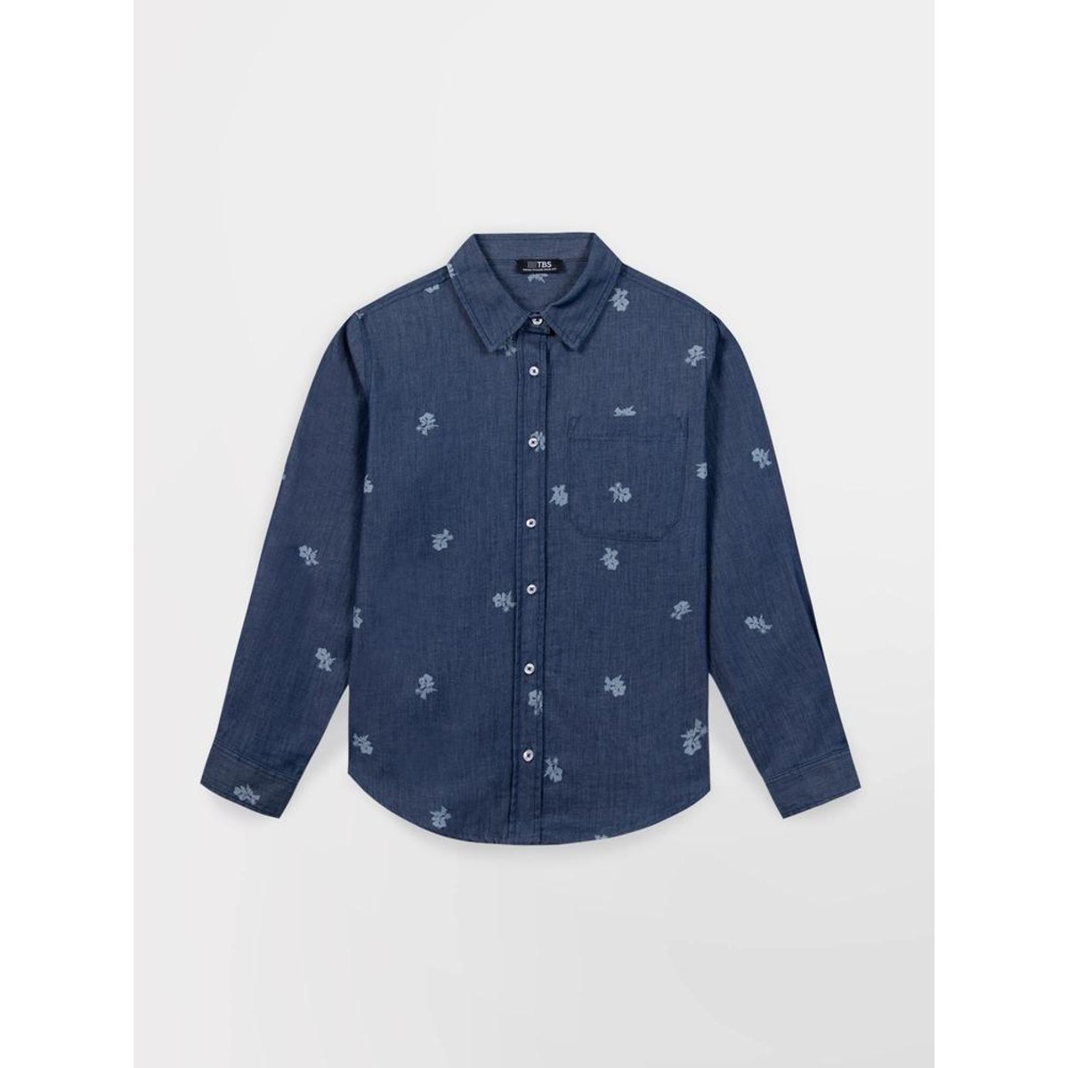 Chemise manches longues NOLYACHE chambray, TBS