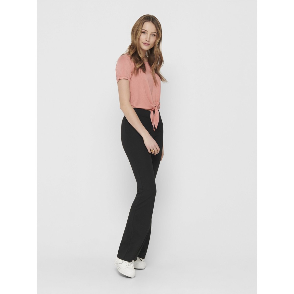 Pantalon À Jambe Large black 1, ONLY
