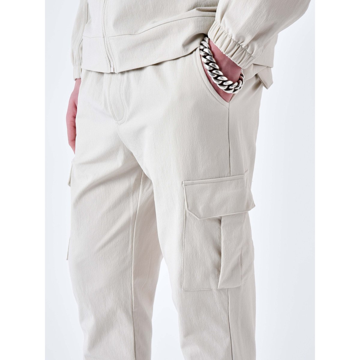 Cargo workwear avec passants greige, PROJECT X