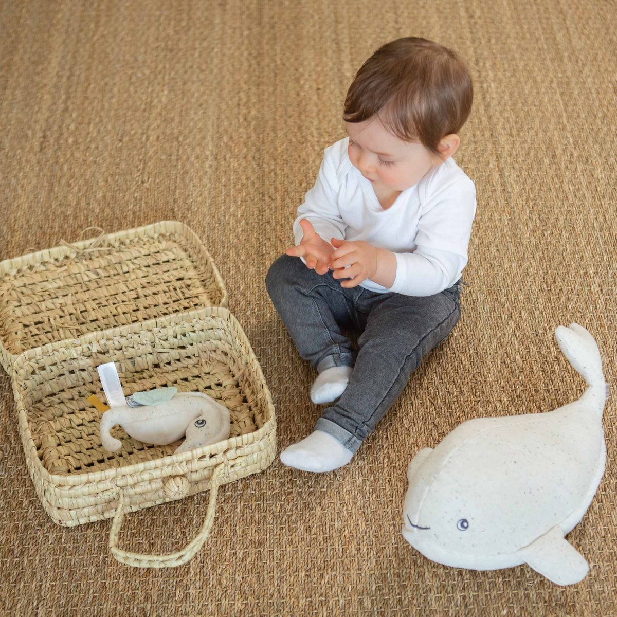 Hochet bébé – Hippocampe crudo, TROIS KILOS SEPT