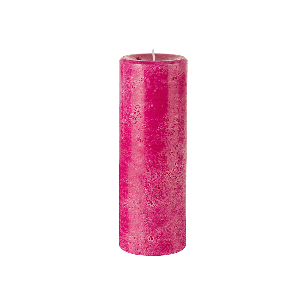 Bougie décorative cylindrique H20 mauve, SIA DECO