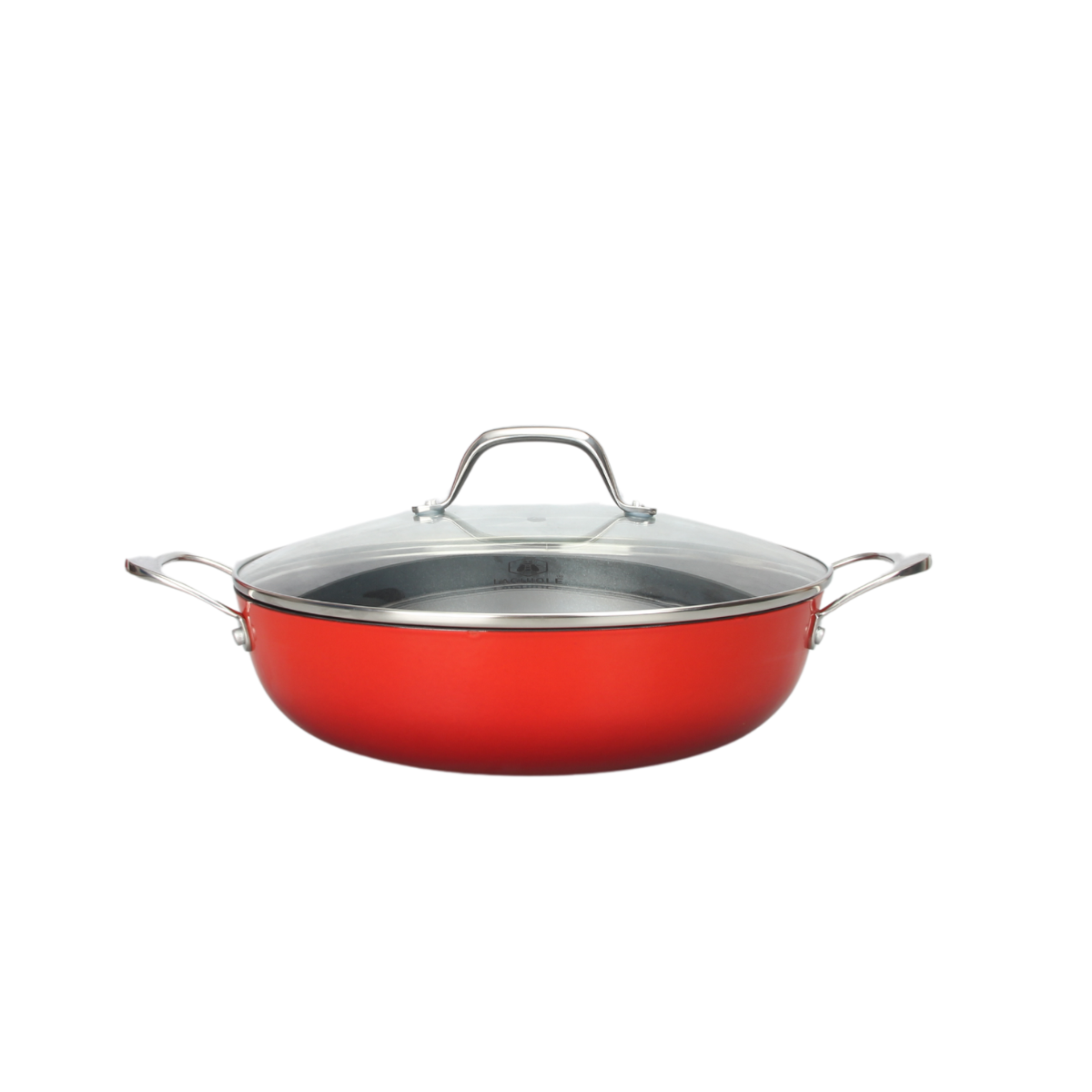 Sautoir 28cm - "Red AirIron" couleur unique, LAGUIOLE CUISSON