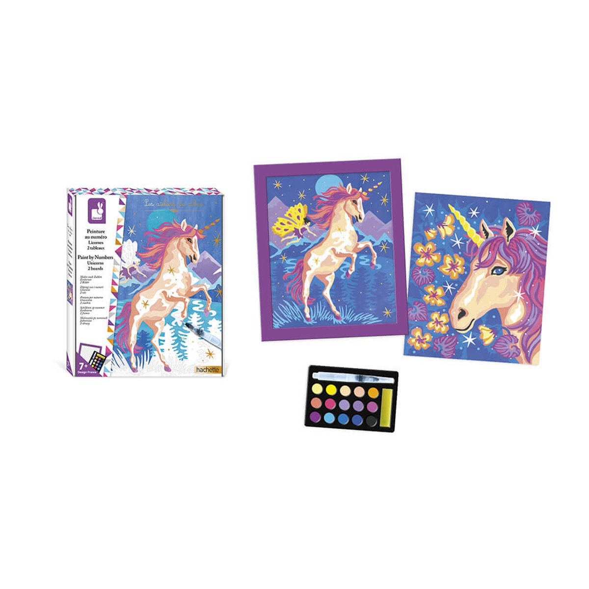 Kit Créatif - Peinture Par Numéro Licornes multicolore, JANOD