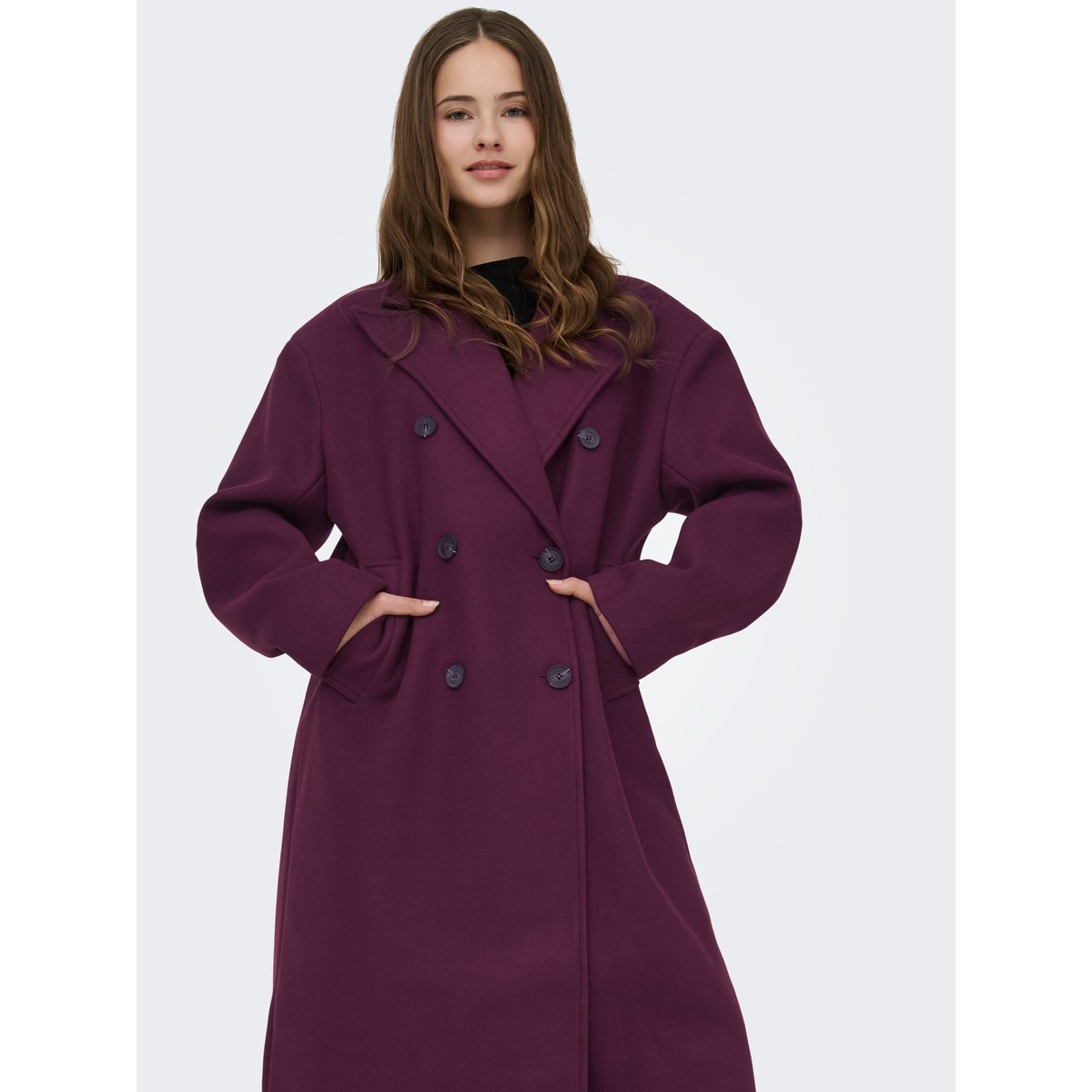 Manteau violette - mauve wine, ONLY
