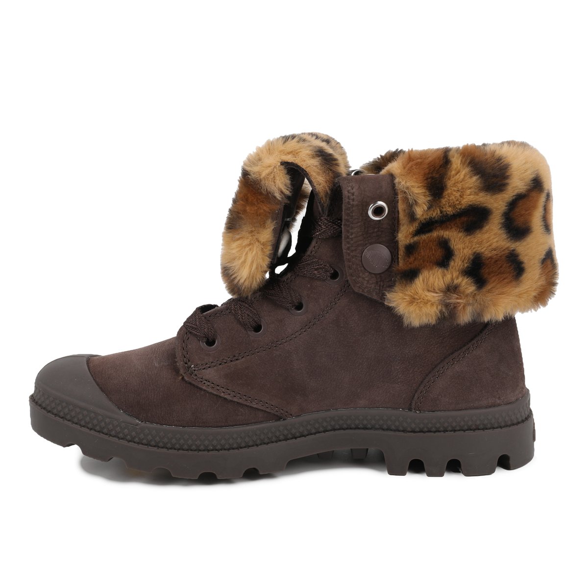 Baskets montantes en cuir BAGGY NBK WL WILD marron-dark cocoa, PALLADIUM