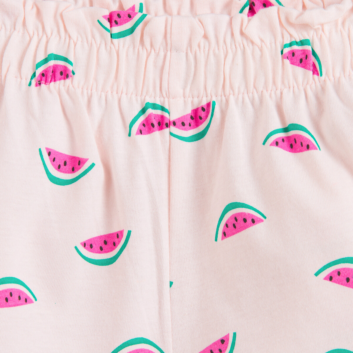 2er-Pack Shorts rosa+rosa bedruckt, LA REDOUTE COLLECTIONS
