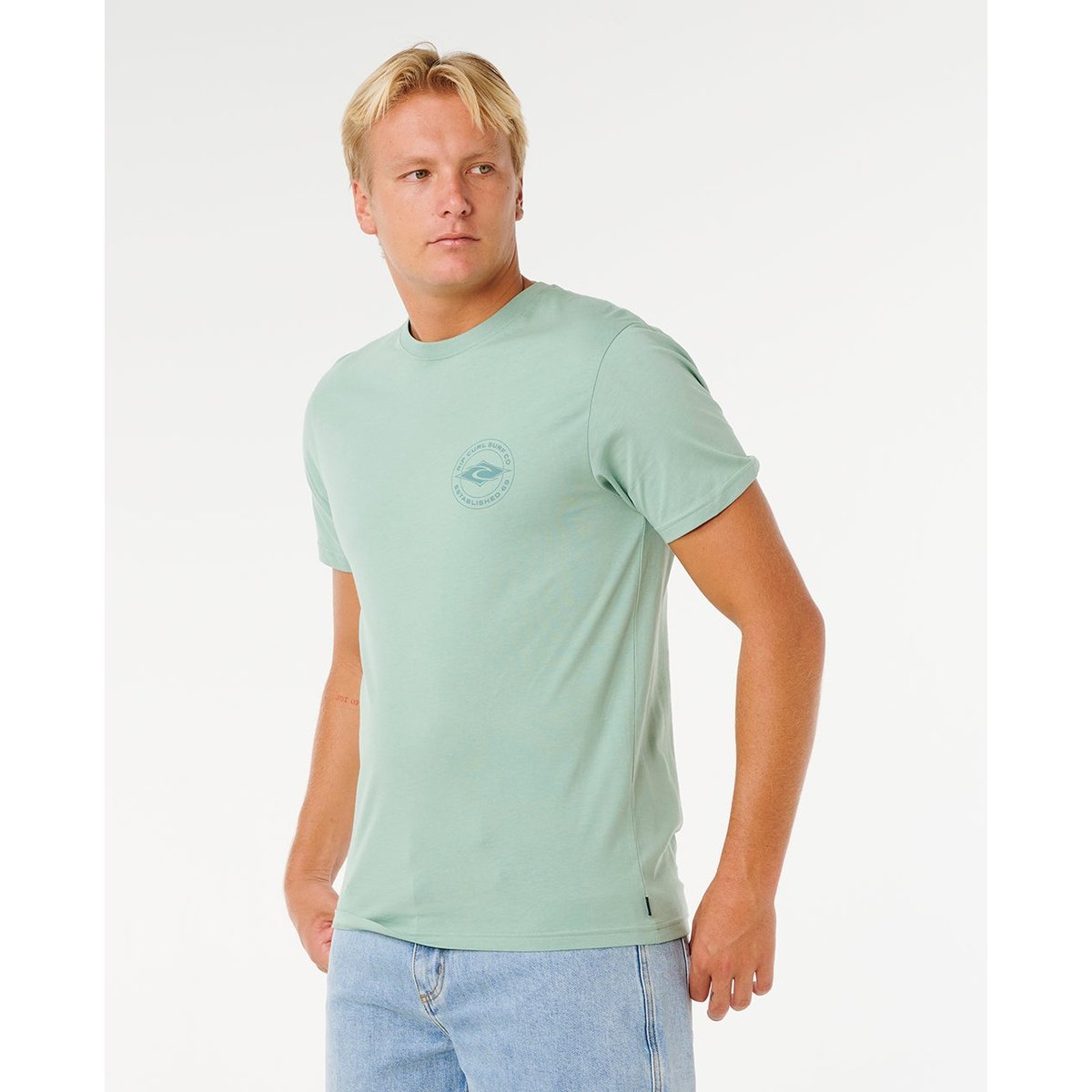 T-shirt à manches courtes STAPLE aloe, RIP CURL