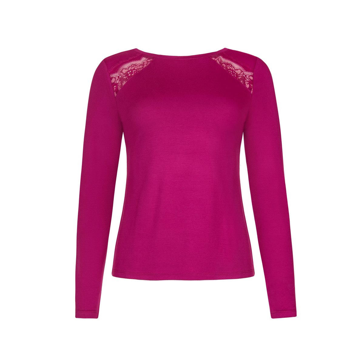 Pyjama pantalon top manches longues EVELYN magenta, LISCA