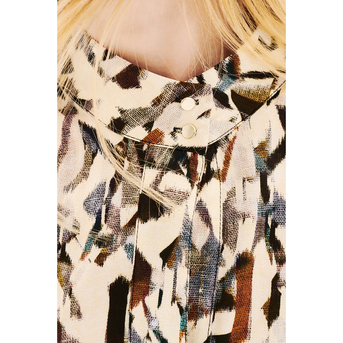 Robe courte élégante SISSI ecru, CAROLL