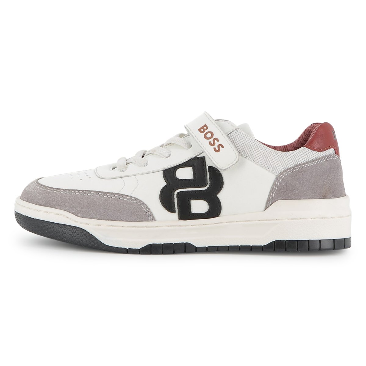 Baskets basses à lacets blanc, BOSS KIDSWEAR