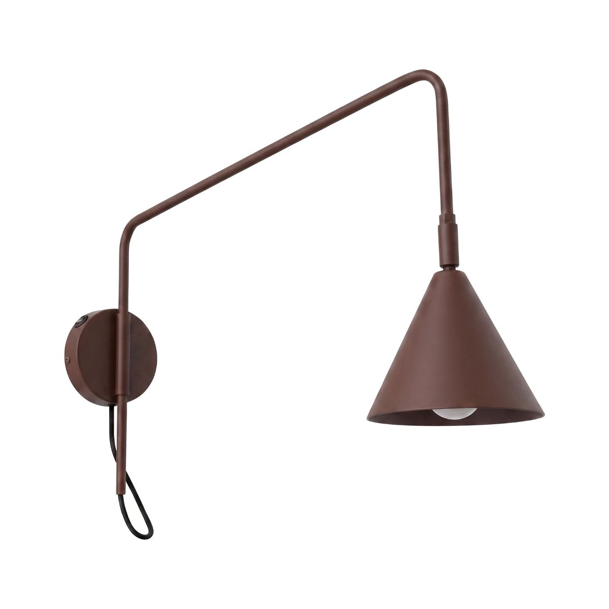 Applique murale Brun E14 1 Nox brun, EDEN