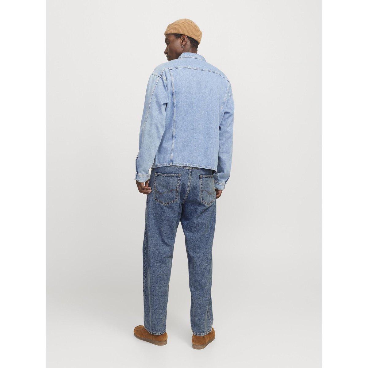 Jean baggy Alex boutonné blue denim, JACK & JONES