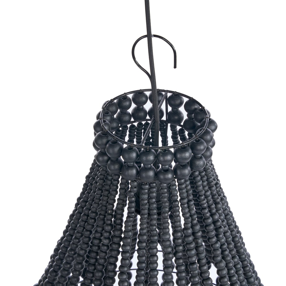 Suspension en bois TEARDROP noir, BAZAR BIZAR