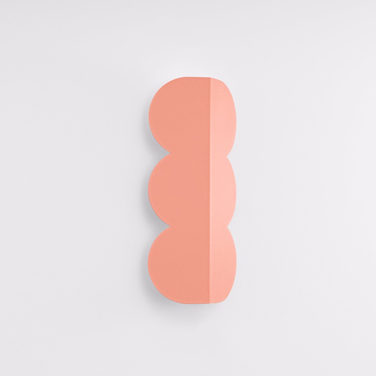 Applique murale Aluminium Pêche G9 2 Biscuit pêche, EDEN