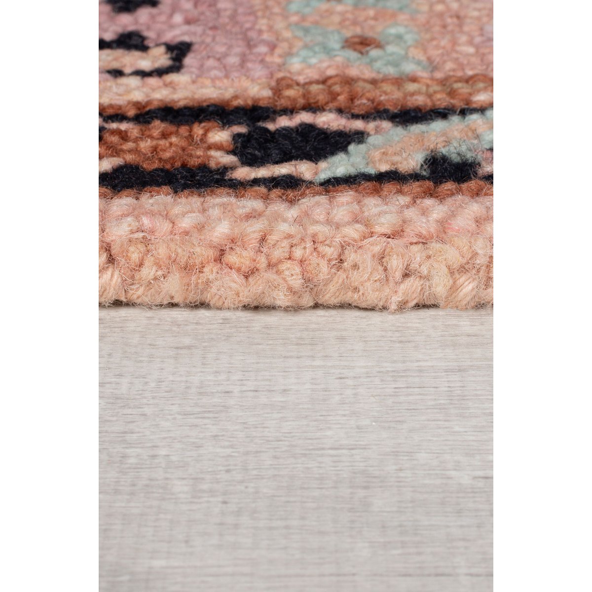 Tapis en laine traditionnel BLOSSOM rose, FLAIR RUGS