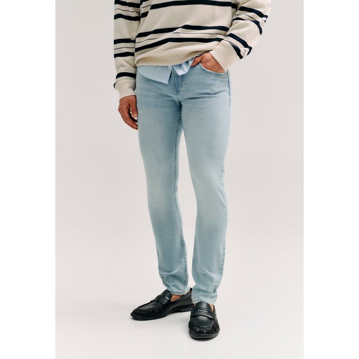Jean Skinny Miami bleu clair, GUESS