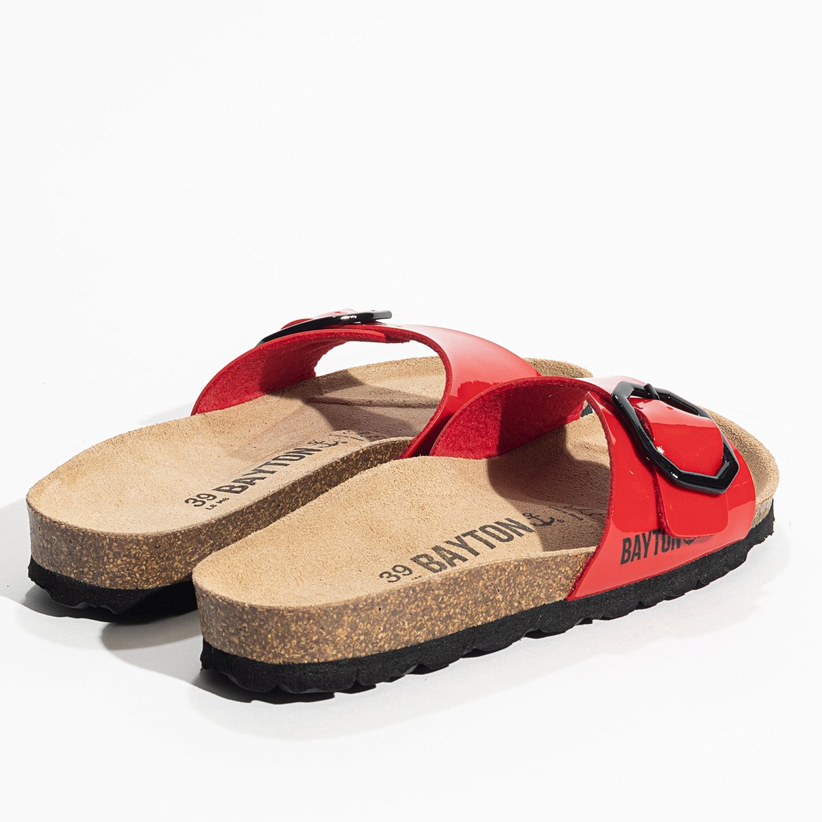 Sandales ZEPHYR rouge, BAYTON