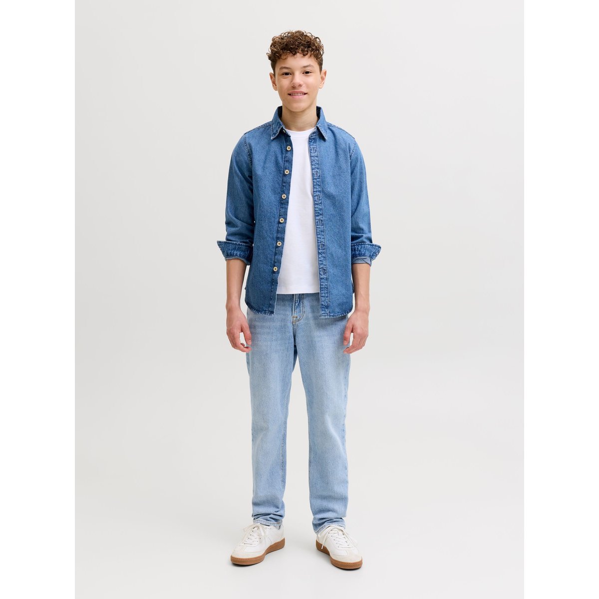 Coupe Regular blue denim 1, JACK & JONES JUNIOR