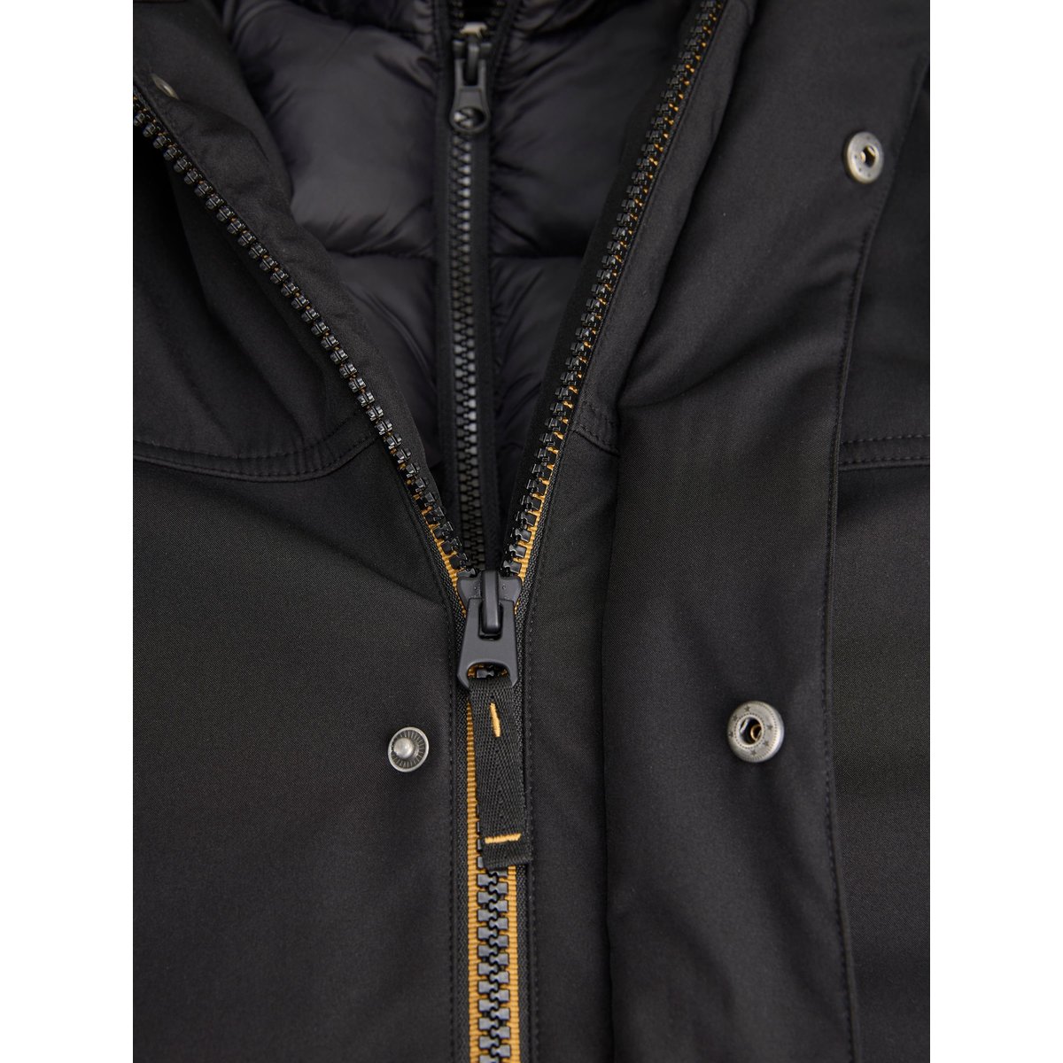Parka black 1, JACK & JONES