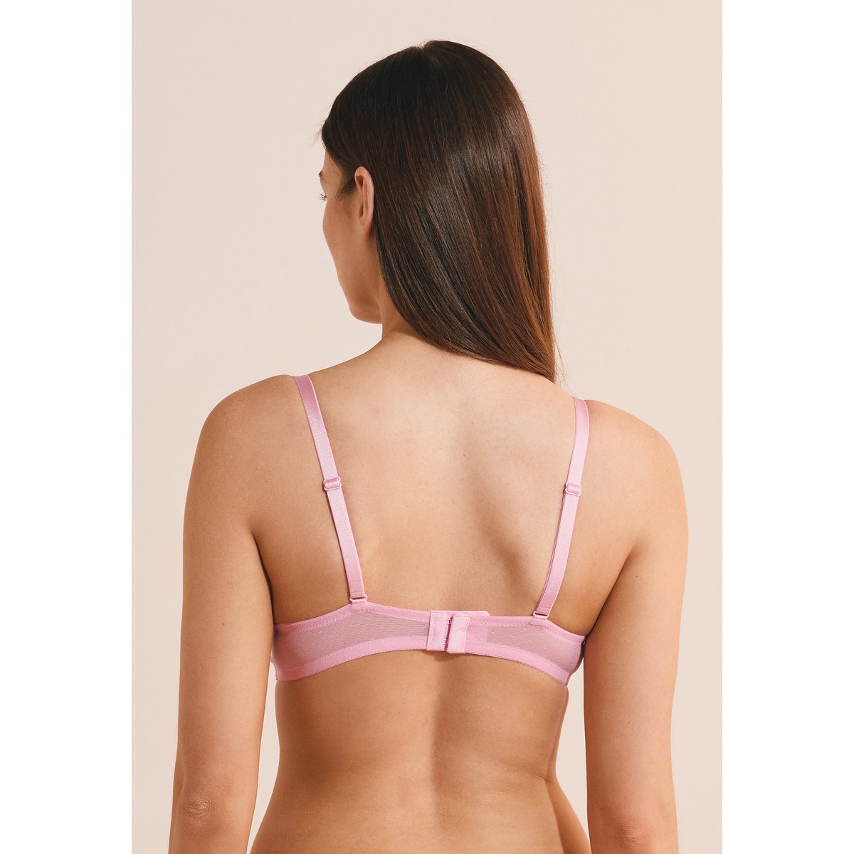 Soutien-gorge N.5 - Le coques fines plongeant à motifs MOCKTAIL imp fond rose, ETAM