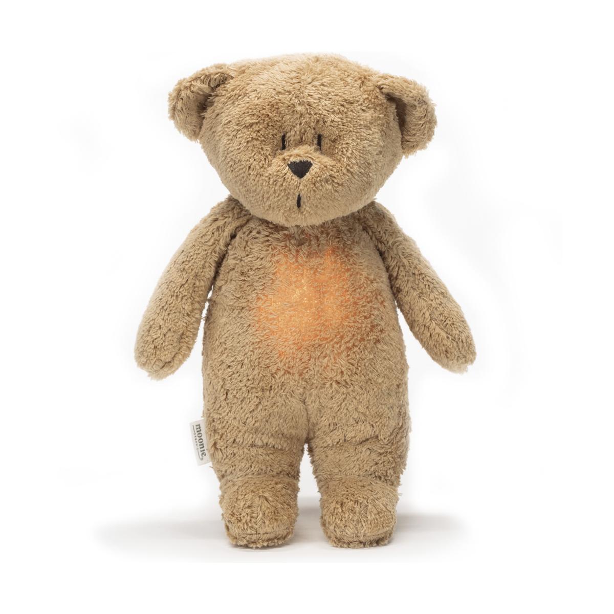 Peluche veilleuse Ours cappucino, MOONIE