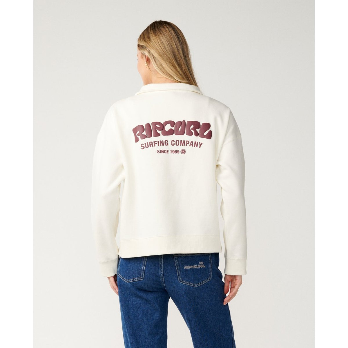 Sweat 1/4 Zippé SURF PUFF os, RIP CURL