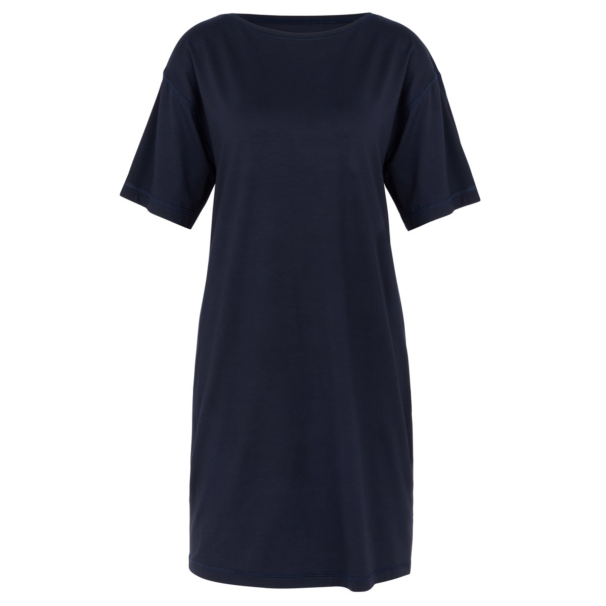 Chemise de nuit manches courtes Modal DEEPSLEEPWEAR BALANCING bleu lapis foncé, CALIDA