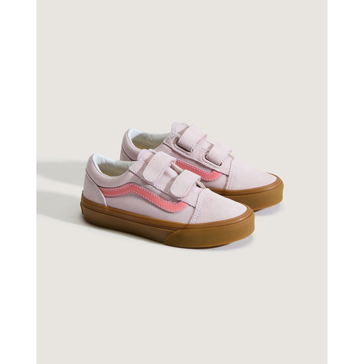 Sapatilhas em pele rosa, VANS