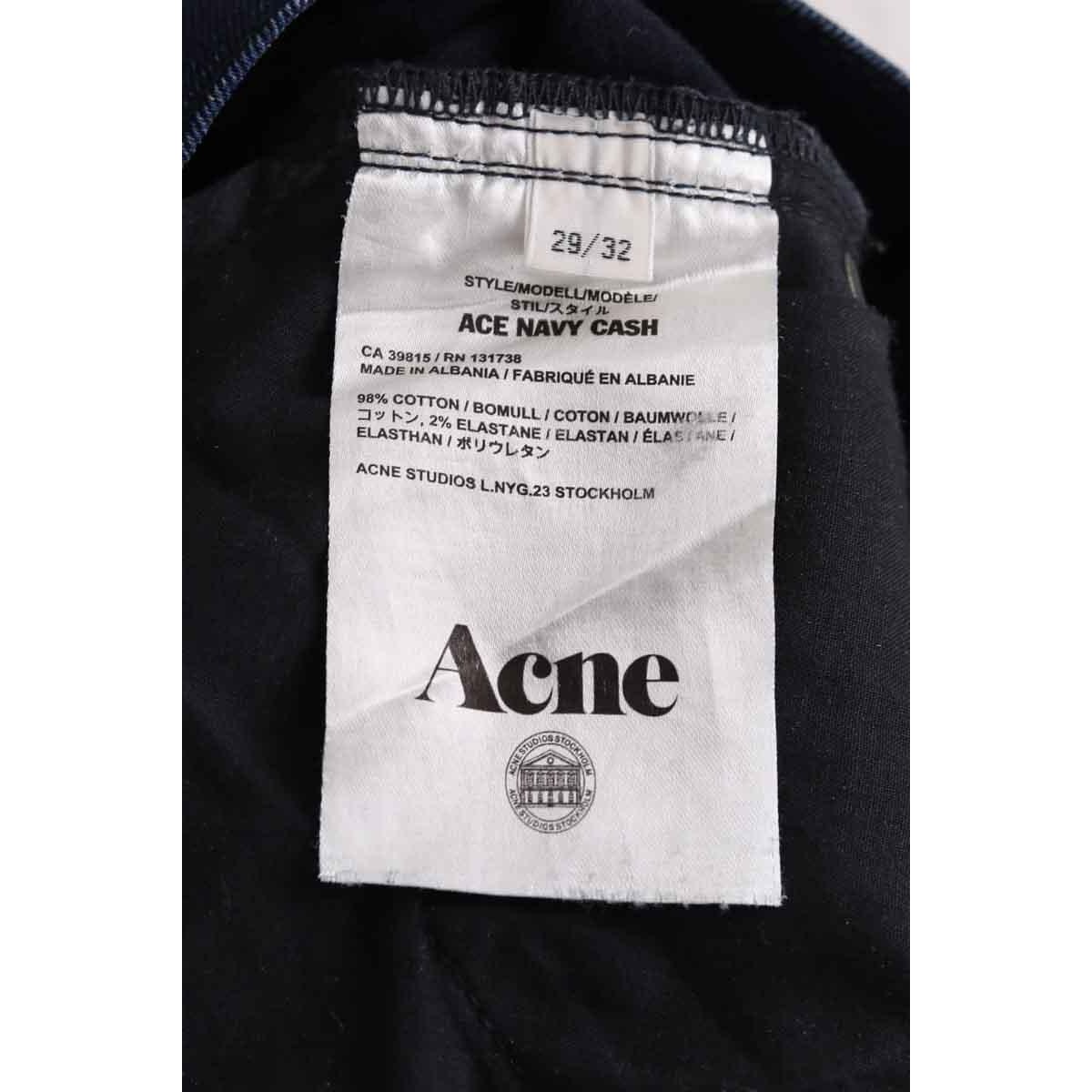 Jean droit - Très Bon État bleu, ACNE STUDIOS