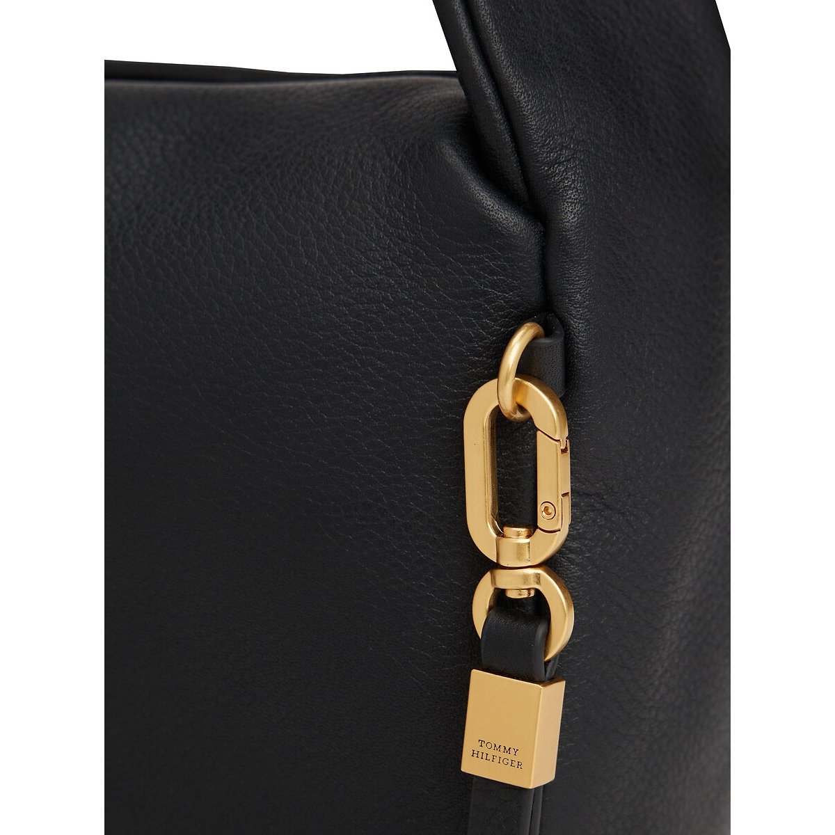 City Leather Messenger Bag black, TOMMY HILFIGER
