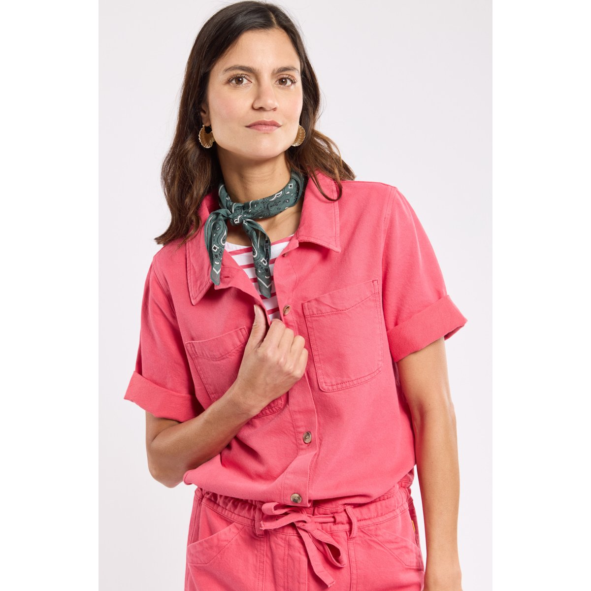 Combishort Héritage en coton et lyocel HERITAGE primerose, ARMOR-LUX