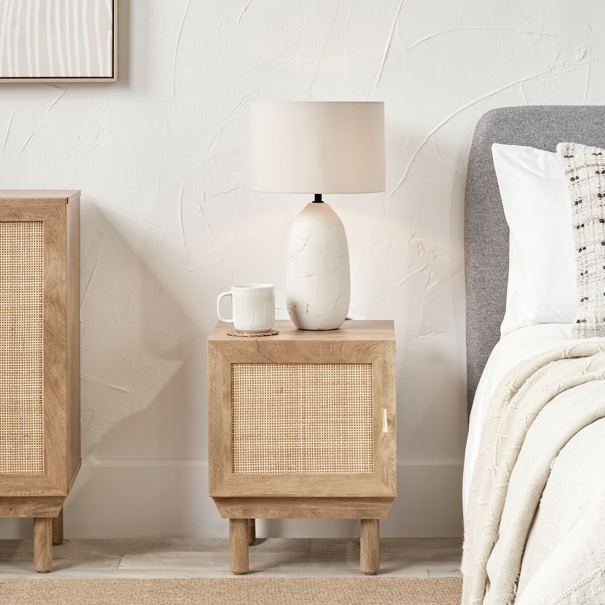 Hedric Natural Rattan Bedside Table natural rattan, ÉDITÉ
