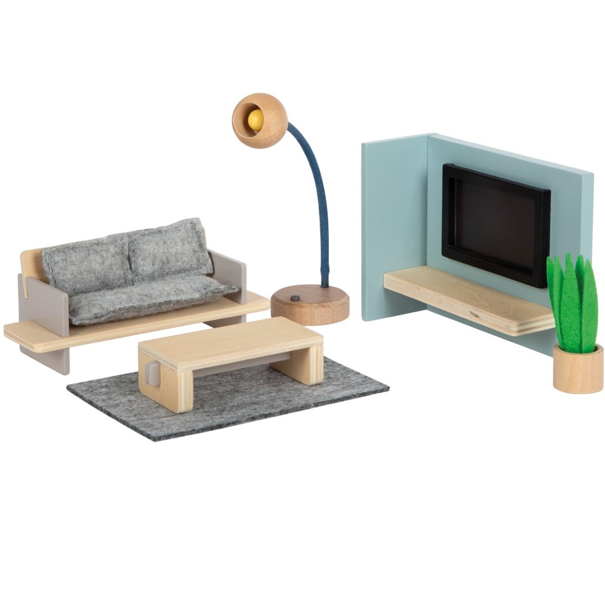 Meubles de salon pour maison de poupée beige, SMALL FOOT COMPANY