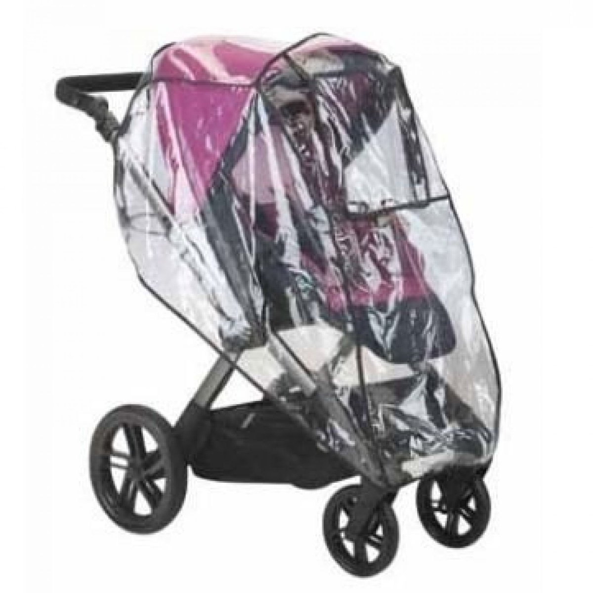 Habillage pluie universel blanc transparent, JANE