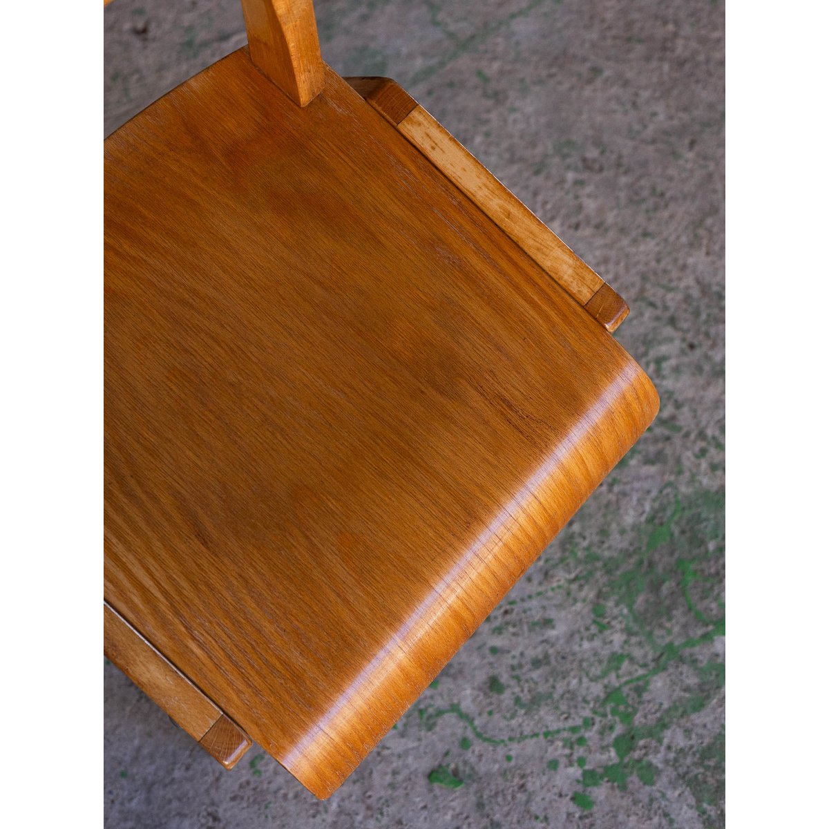 Chaise contemporaine en bois Alma N°1882 - Bon état bois clair, DEBONGOUT