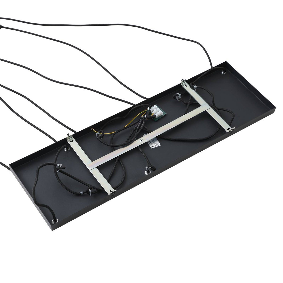 Suspension en métal moderne, Ovelia marron foncé, marron café, beige, LINDBY