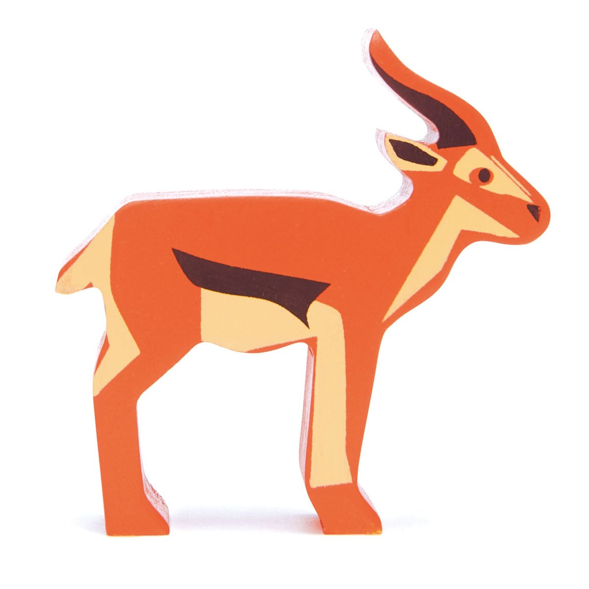 Figurine Antilope en bois orange, TENDER LEAF TOYS