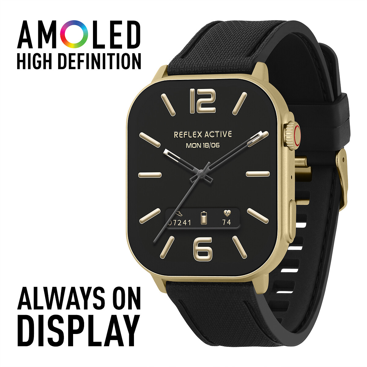 Series 29 amoled blue smart watch blue Reflex Active La Redoute