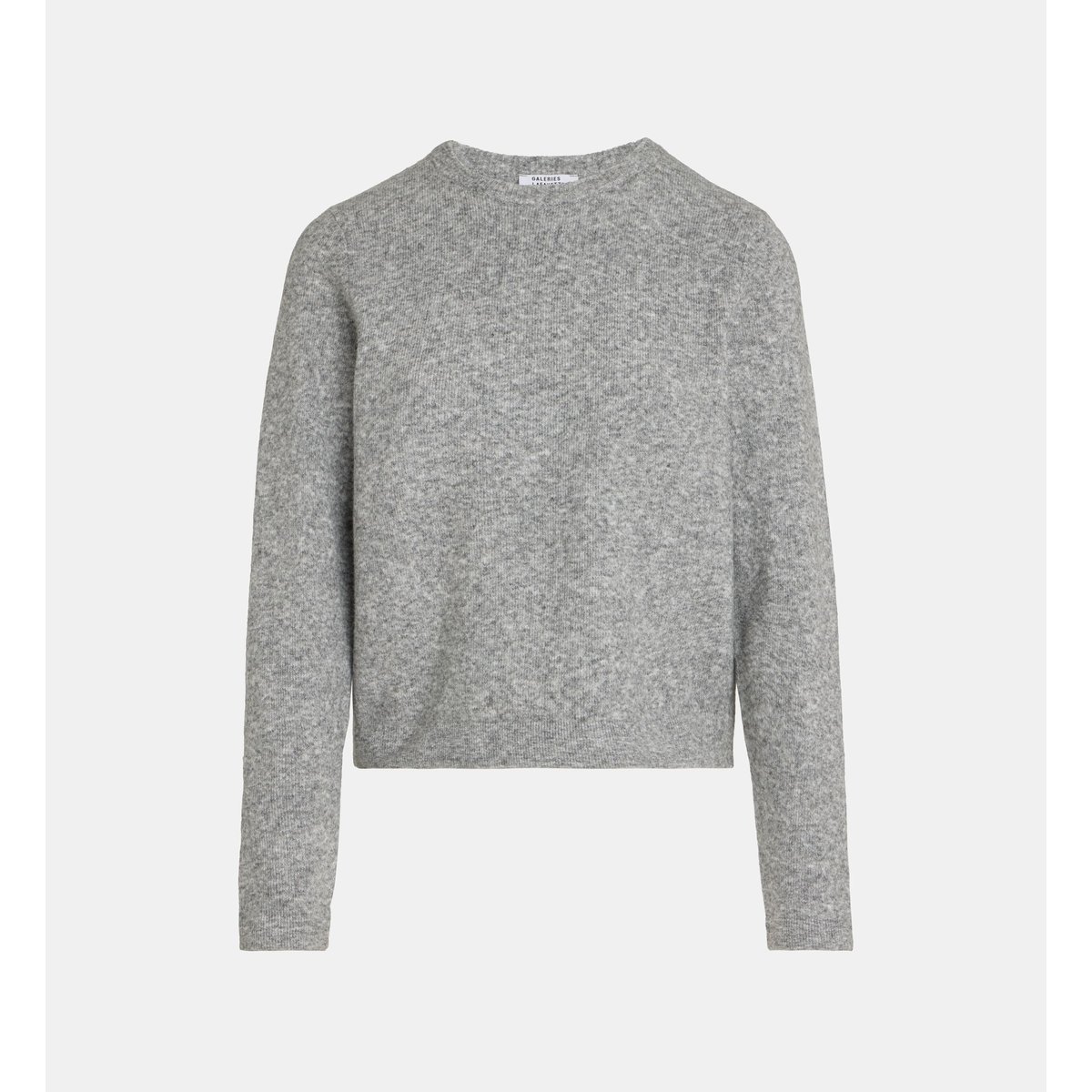 Pull droit flavie r moucheté gris et beige, GALERIES LAFAYETTE