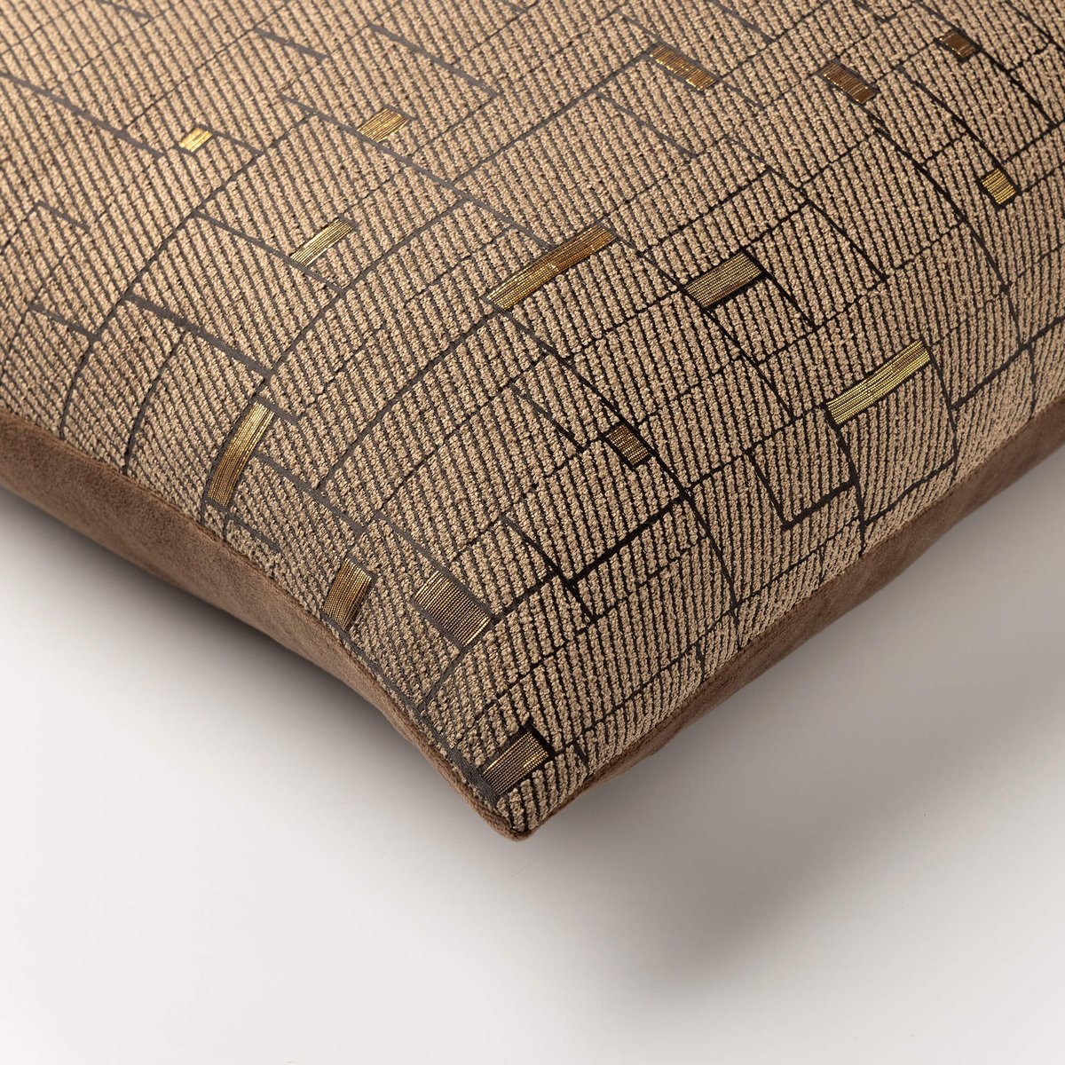 Housse de coussin Gibson brun, DUTCH DECOR