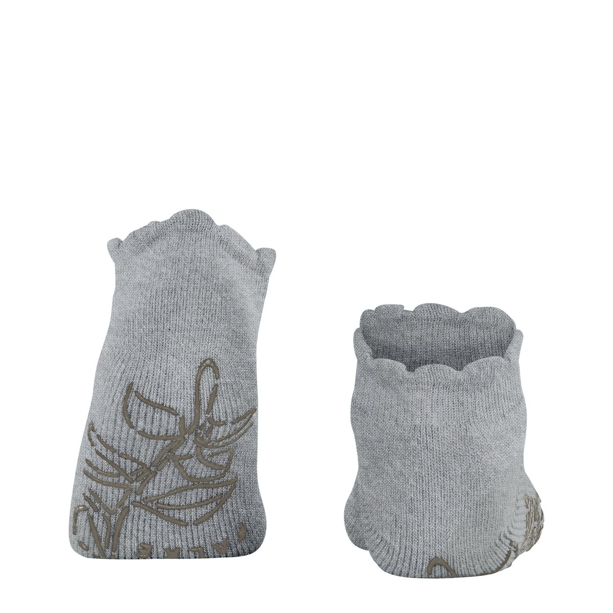 Chaussettes à picots Soft Elegance gris, FALKE