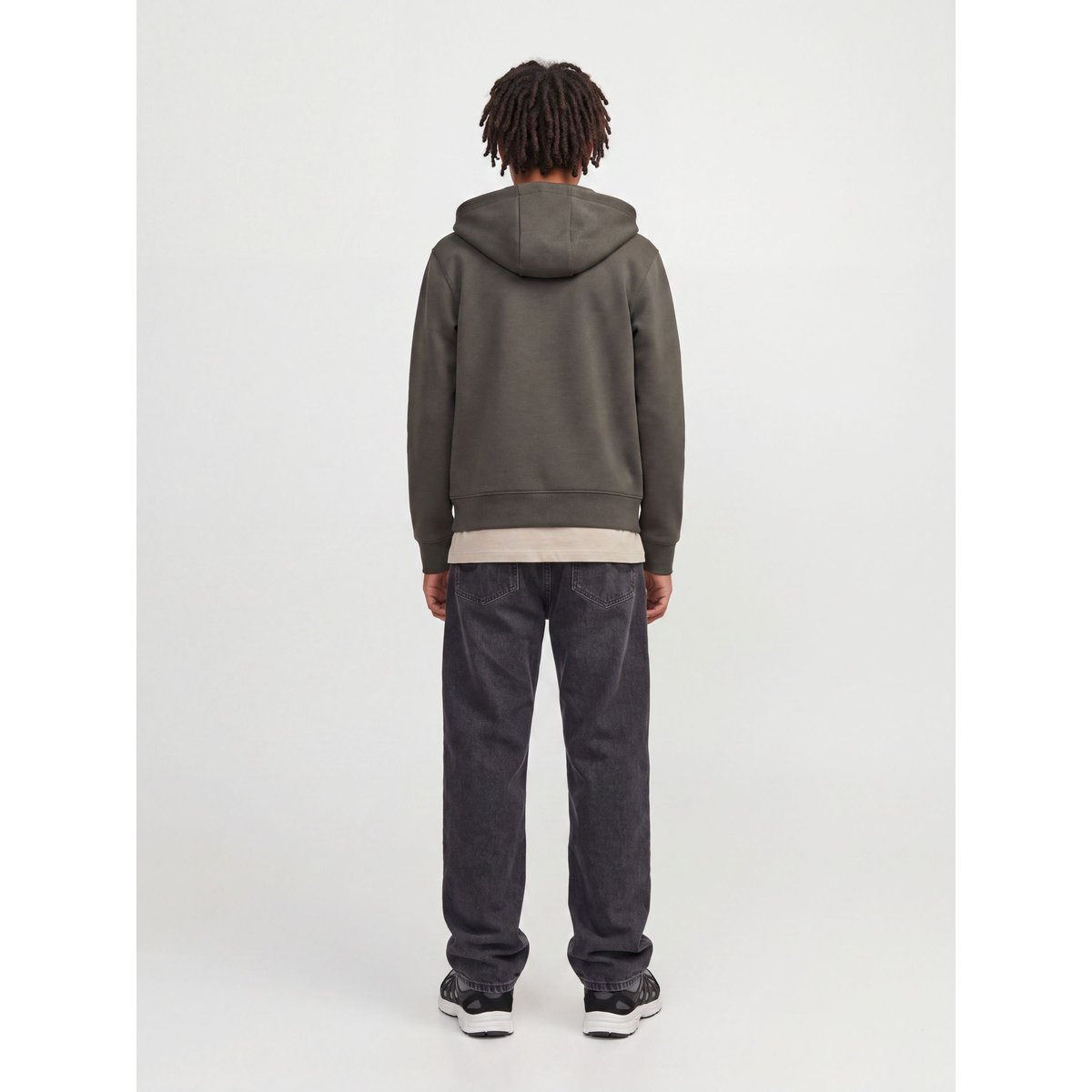 Jean Baggy Fit black denim, JACK & JONES JUNIOR